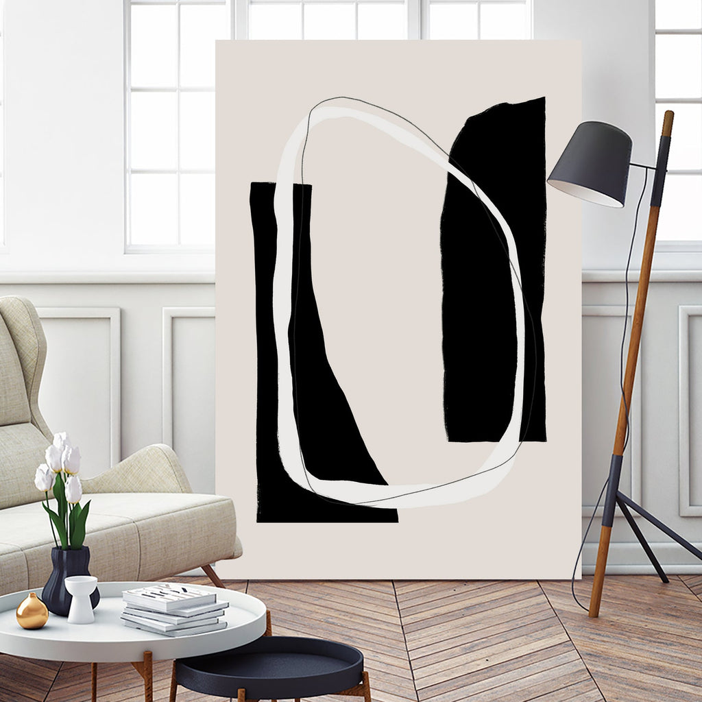 Monochrome Geometric Shapes