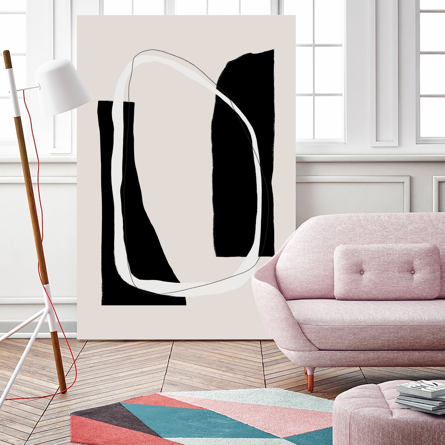 Monochrome Geometric Shapes