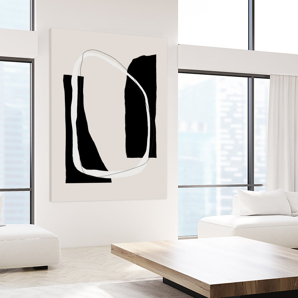 Monochrome Geometric Shapes