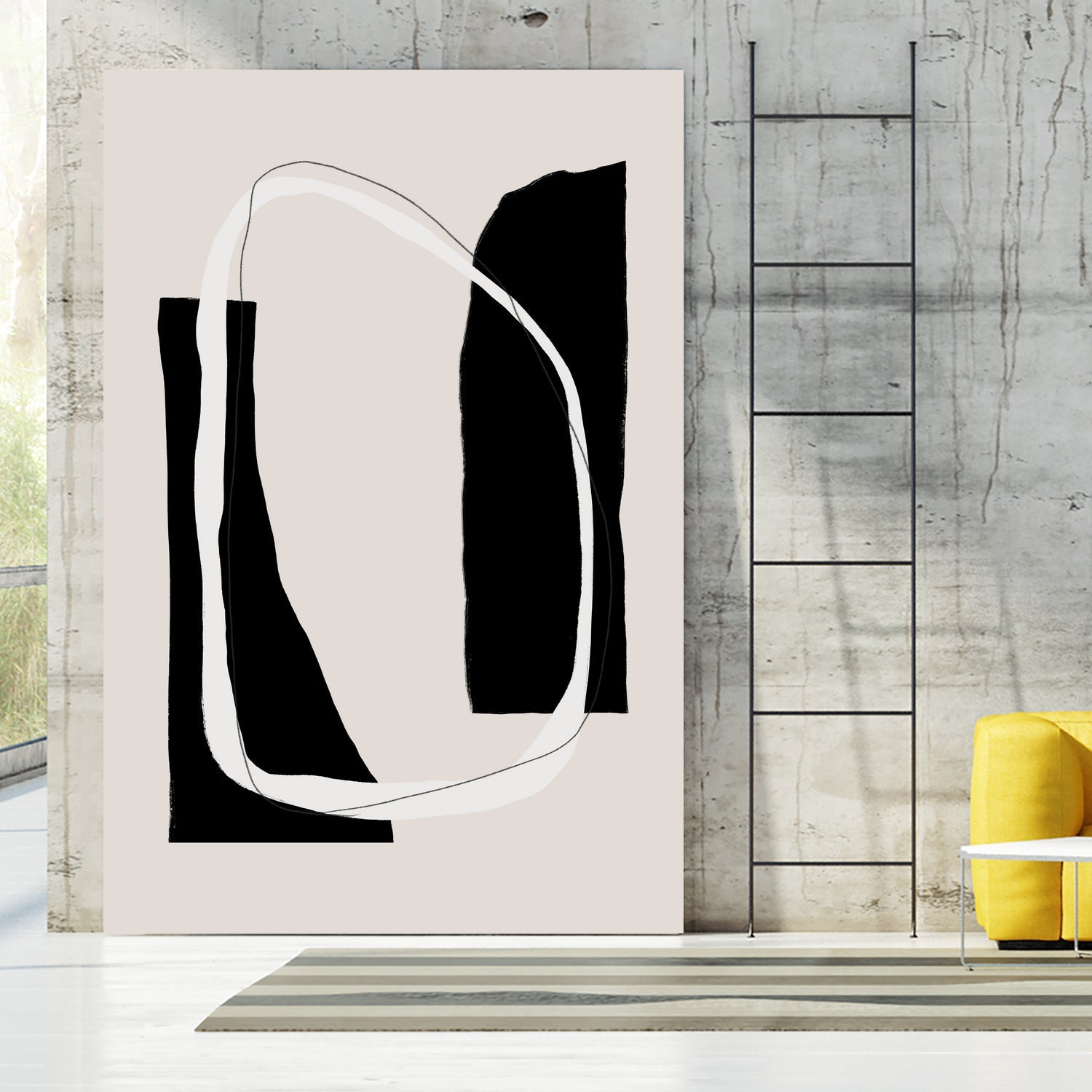 Monochrome Geometric Shapes