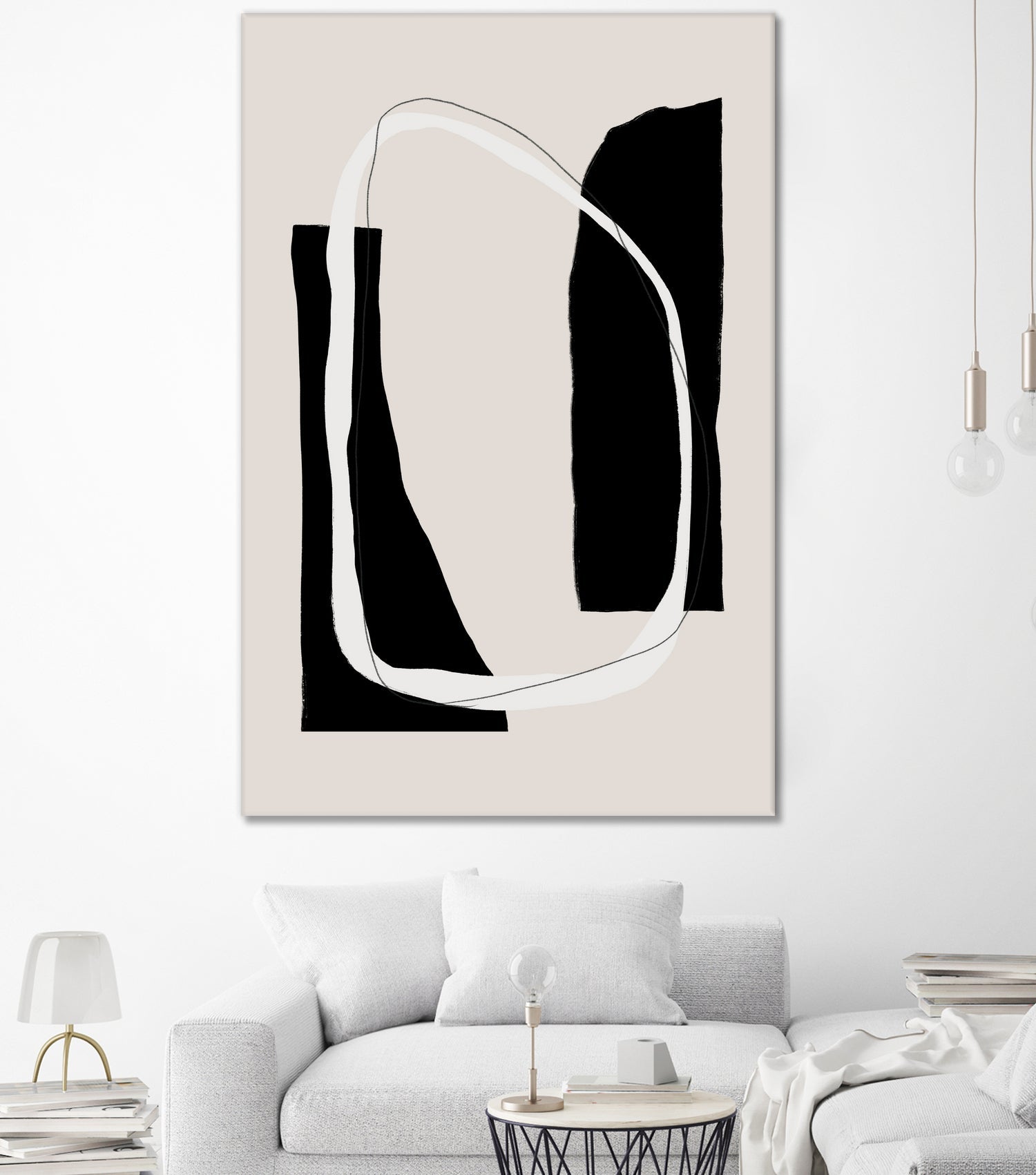 Monochrome Geometric Shapes