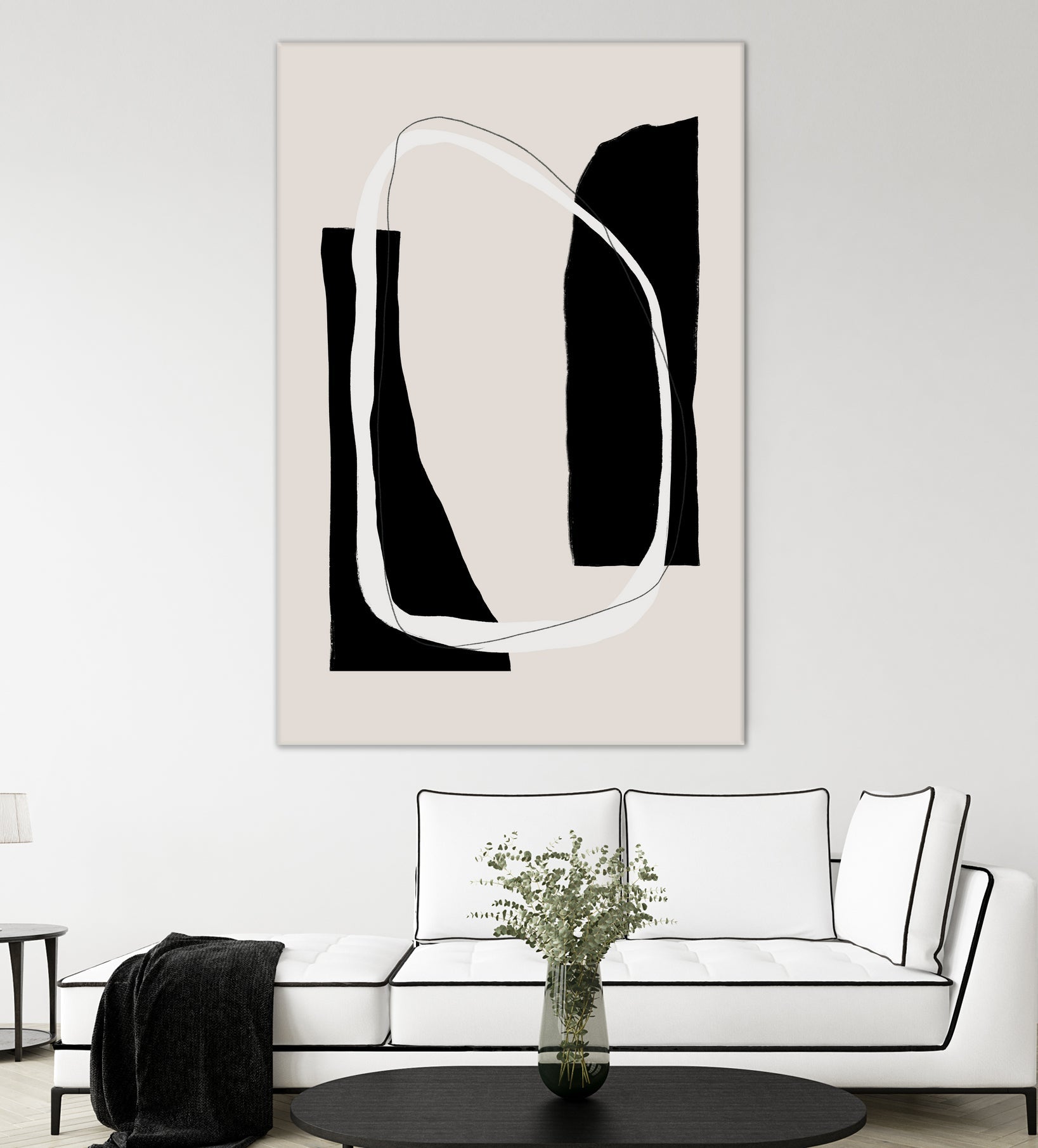 Monochrome Geometric Shapes