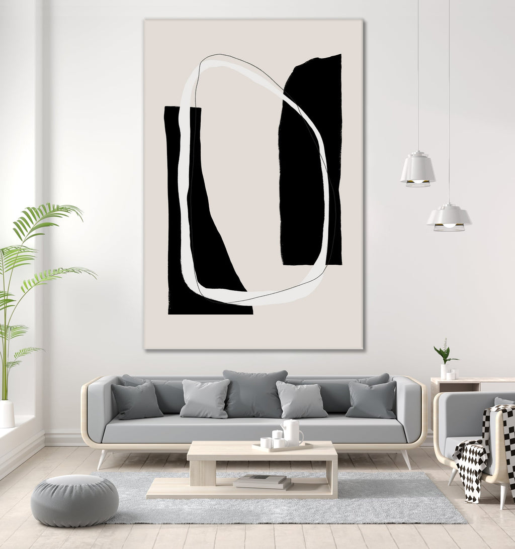 Monochrome Geometric Shapes