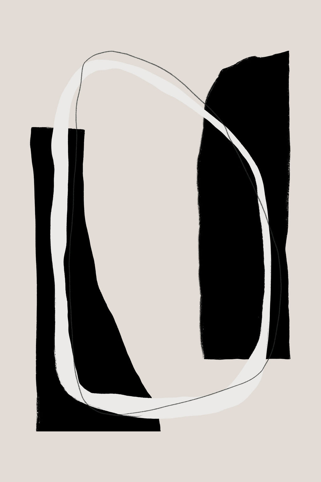 Monochrome Geometric Shapes