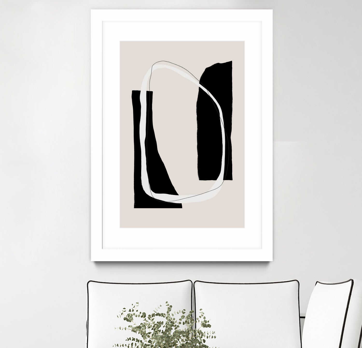 Monochrome Geometric Shapes