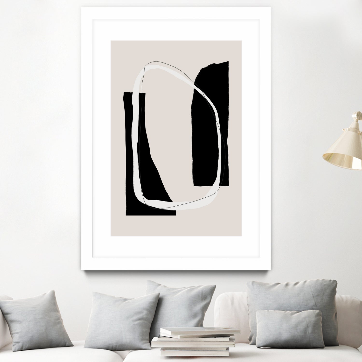 Monochrome Geometric Shapes