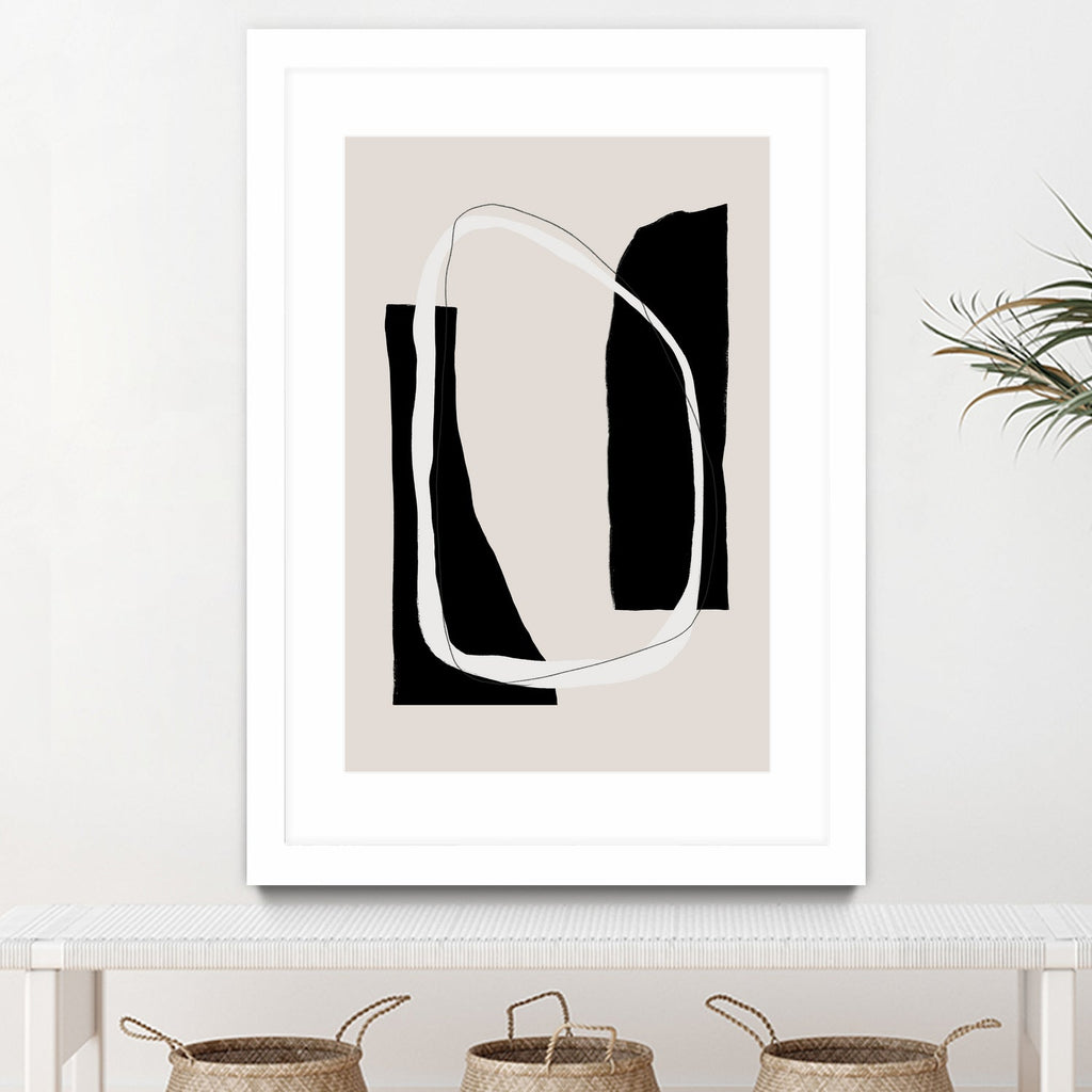 Monochrome Geometric Shapes