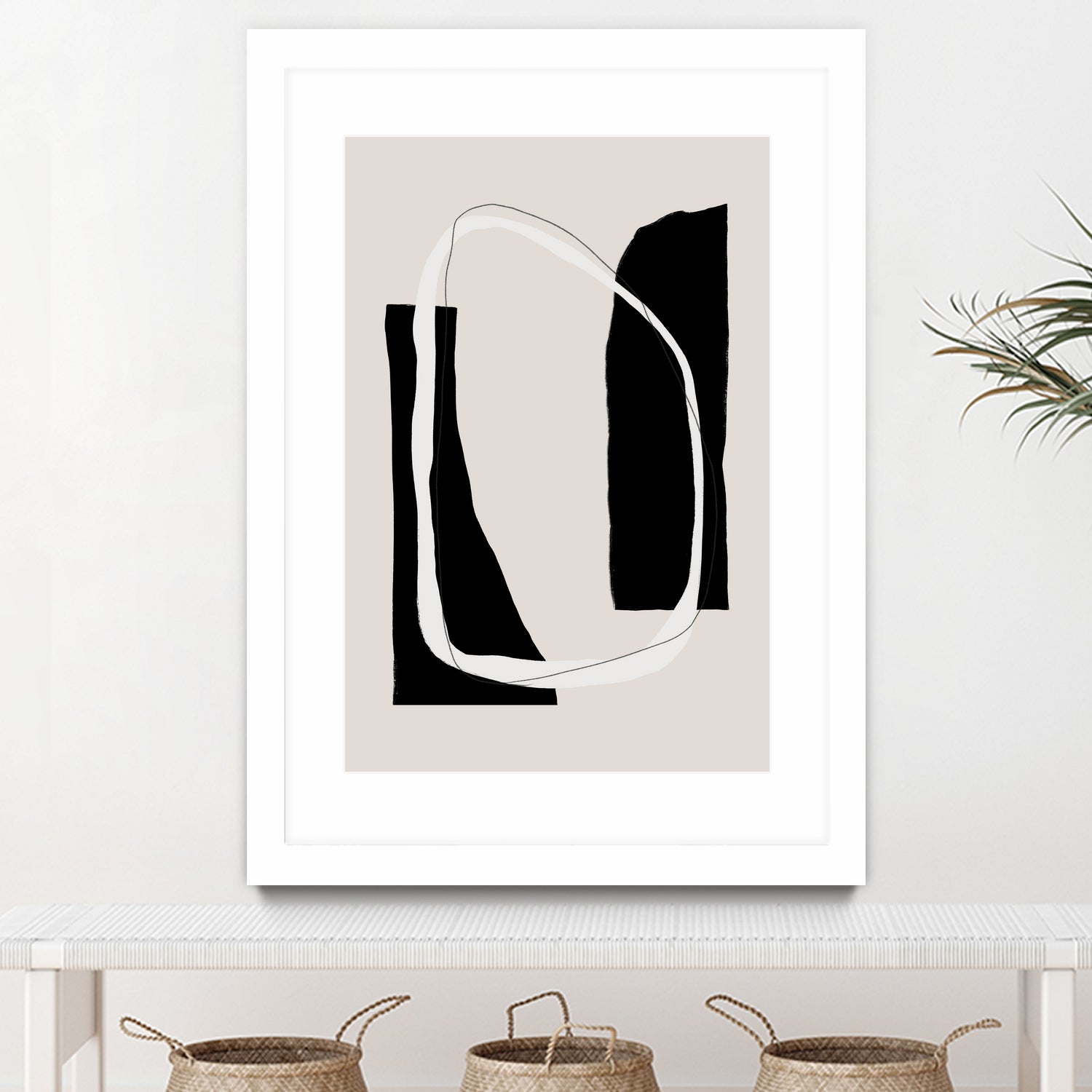 Monochrome Geometric Shapes