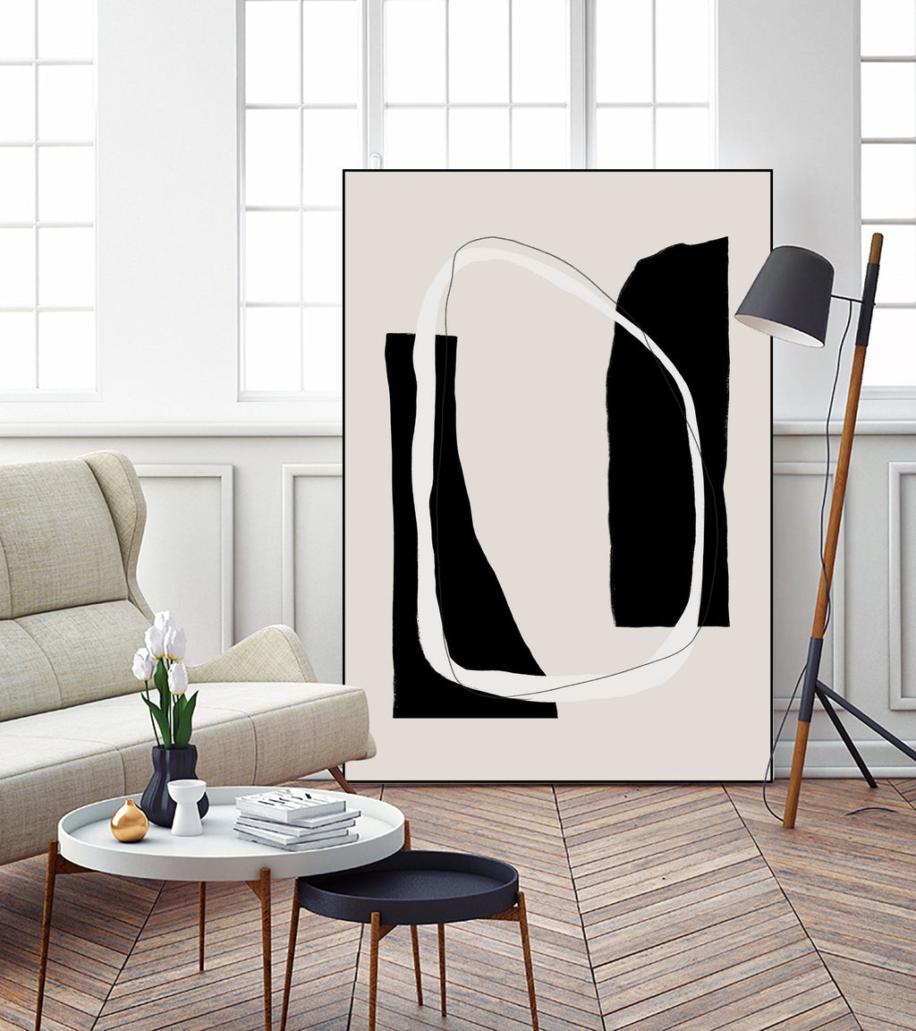 Monochrome Geometric Shapes