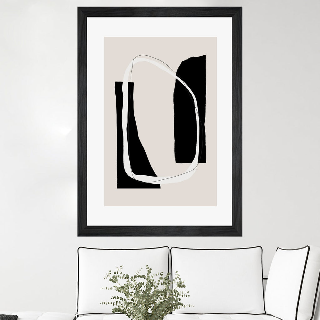 Monochrome Geometric Shapes