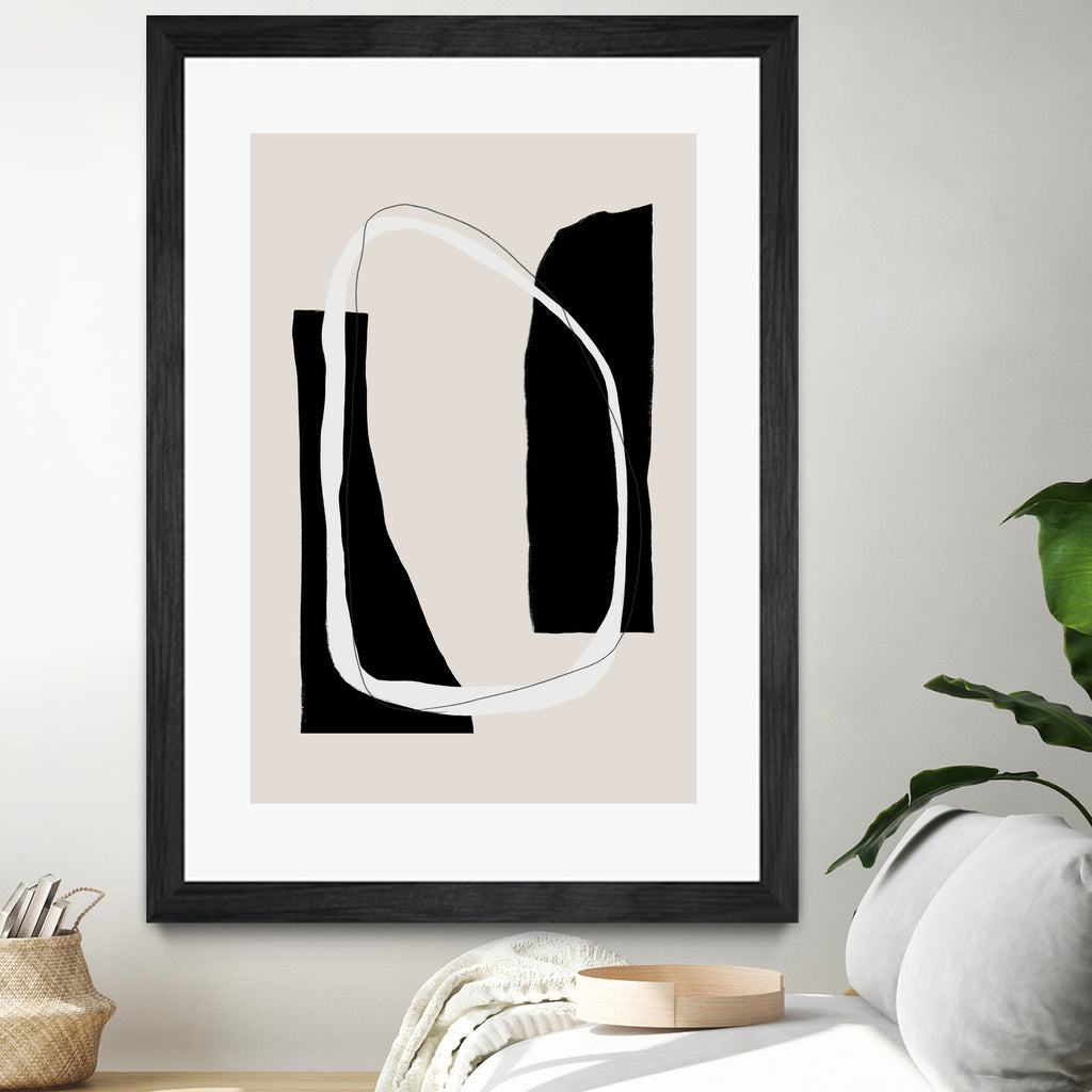 Monochrome Geometric Shapes