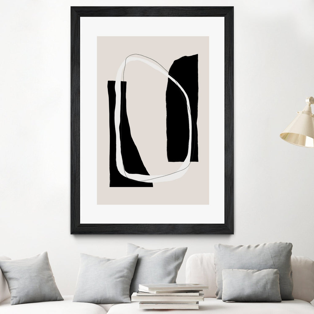 Monochrome Geometric Shapes