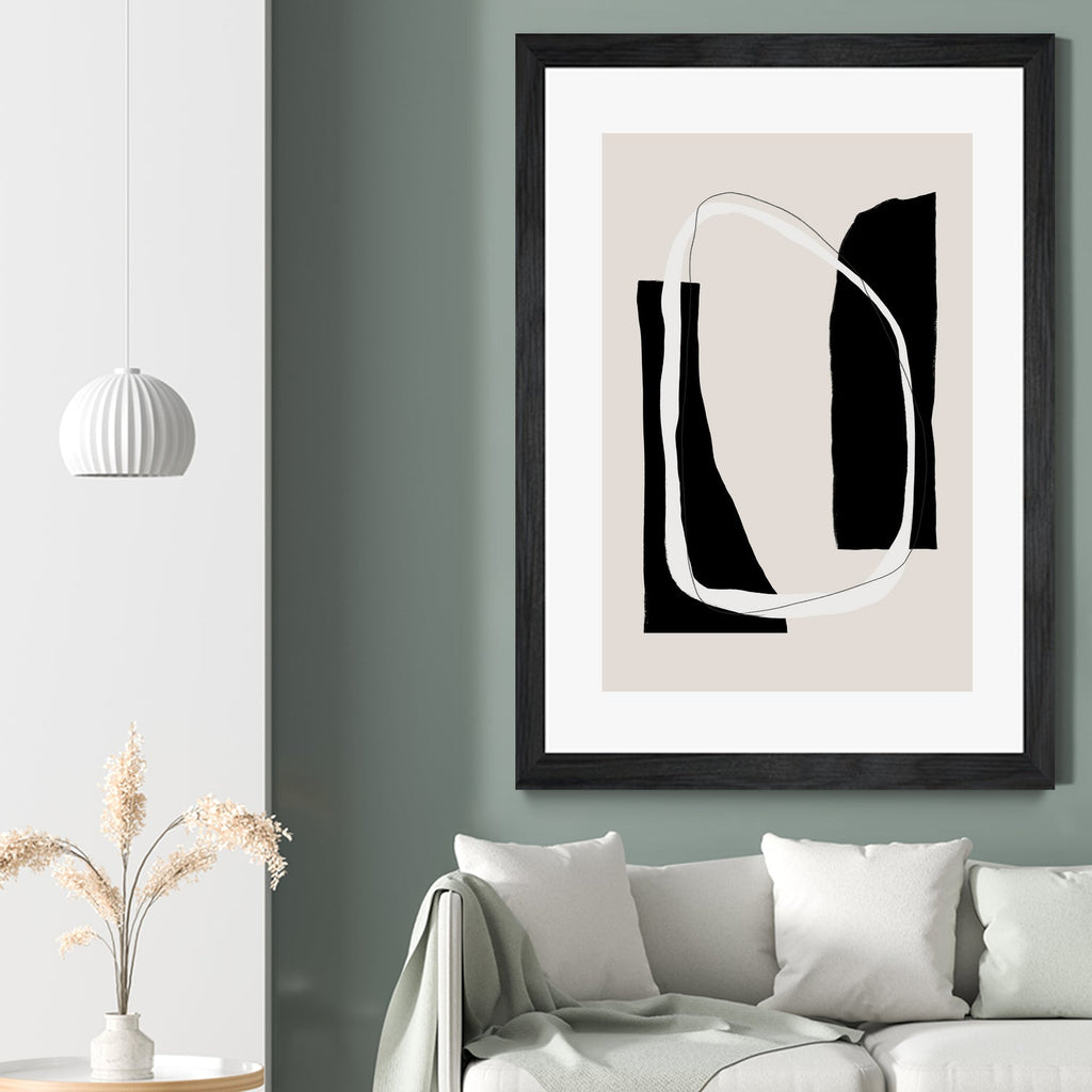 Monochrome Geometric Shapes