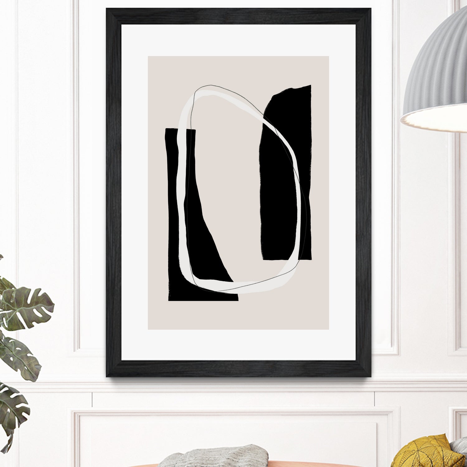 Monochrome Geometric Shapes