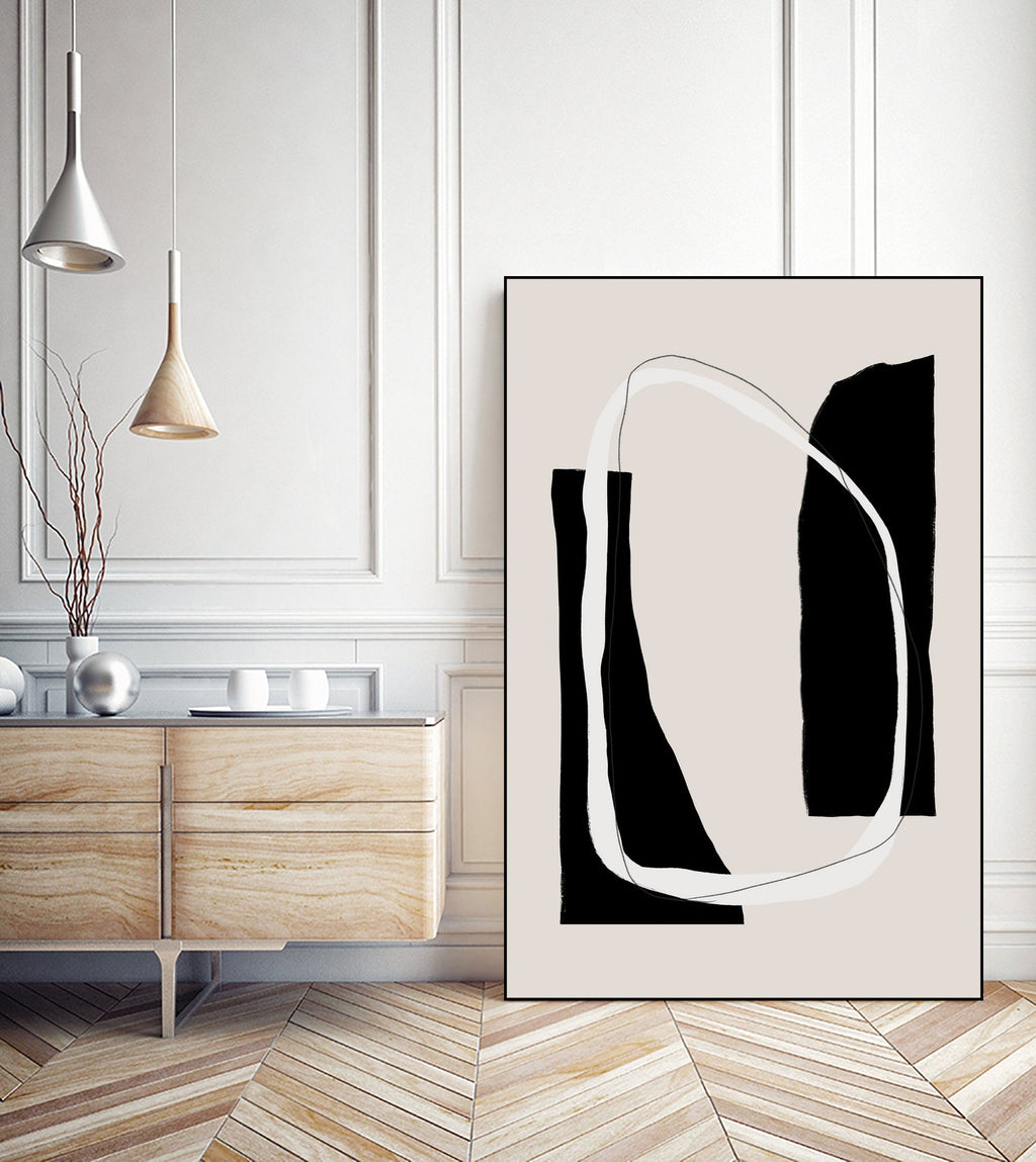 Monochrome Geometric Shapes