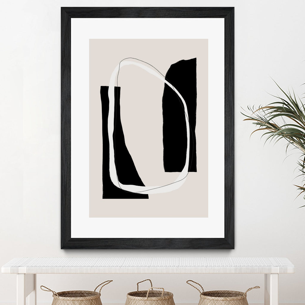 Monochrome Geometric Shapes