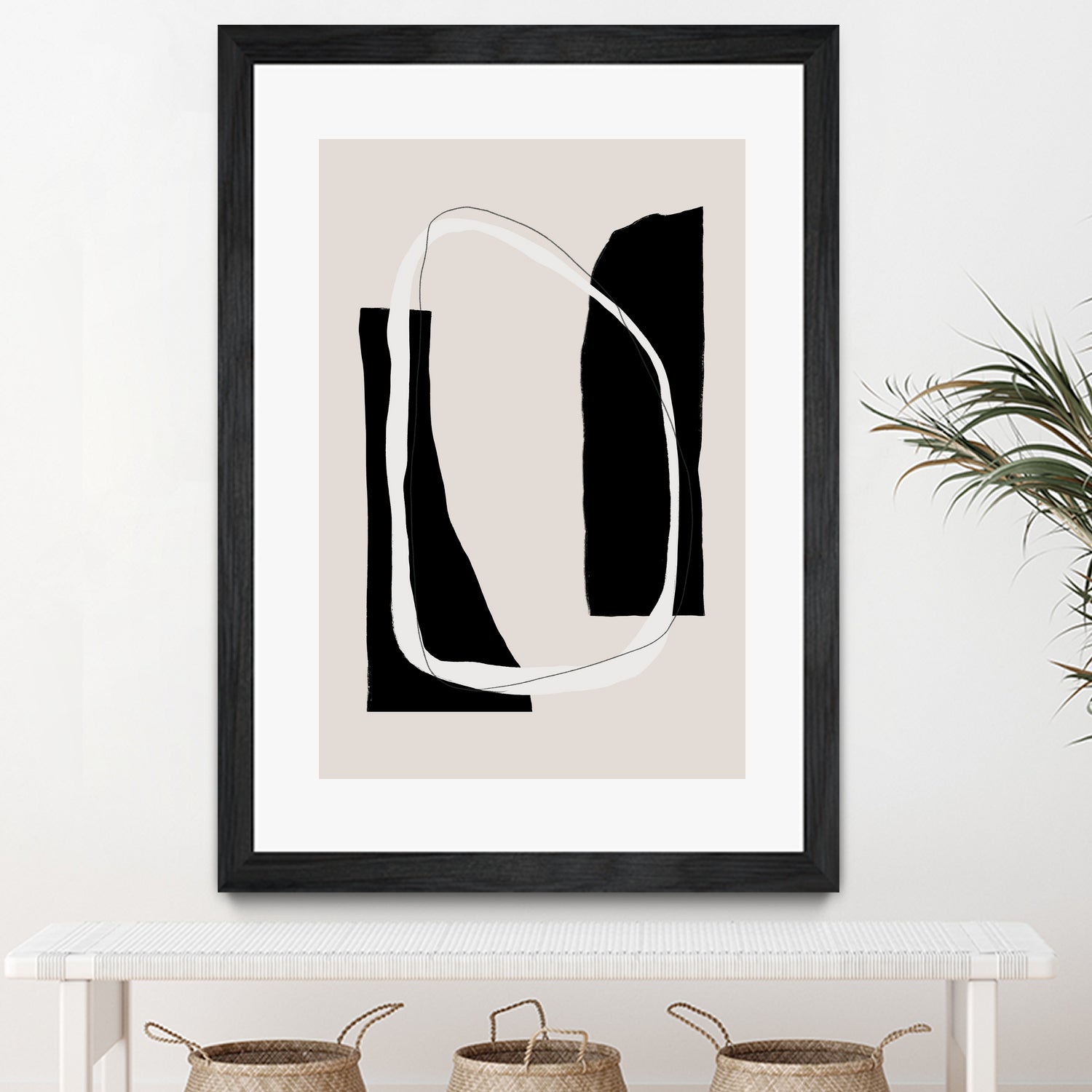 Monochrome Geometric Shapes