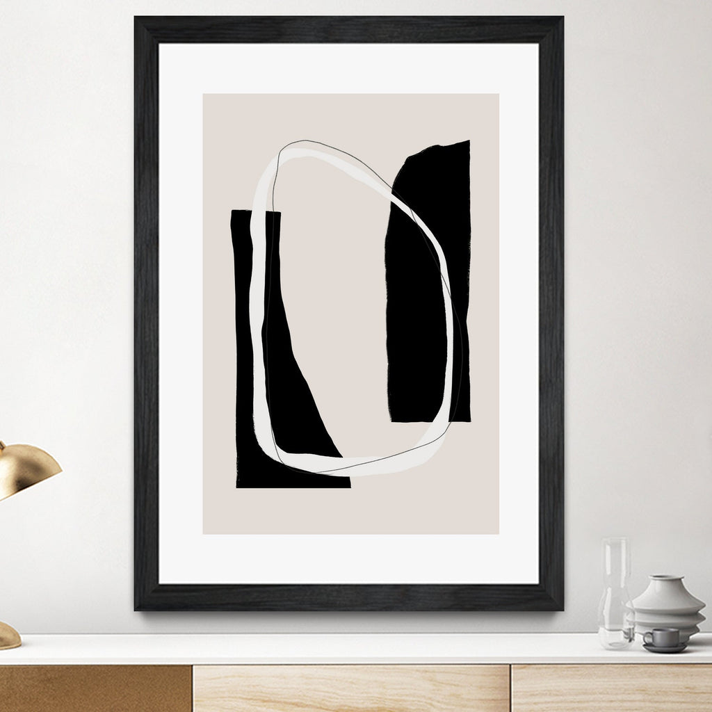 Monochrome Geometric Shapes