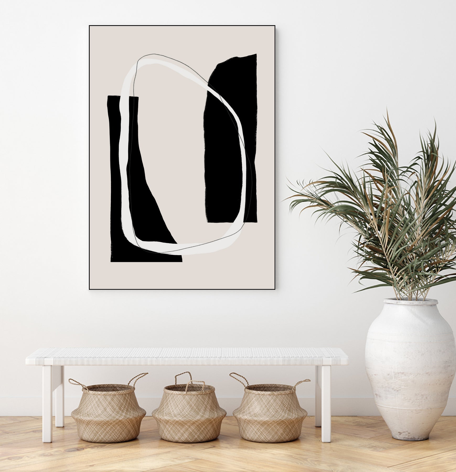 Monochrome Geometric Shapes