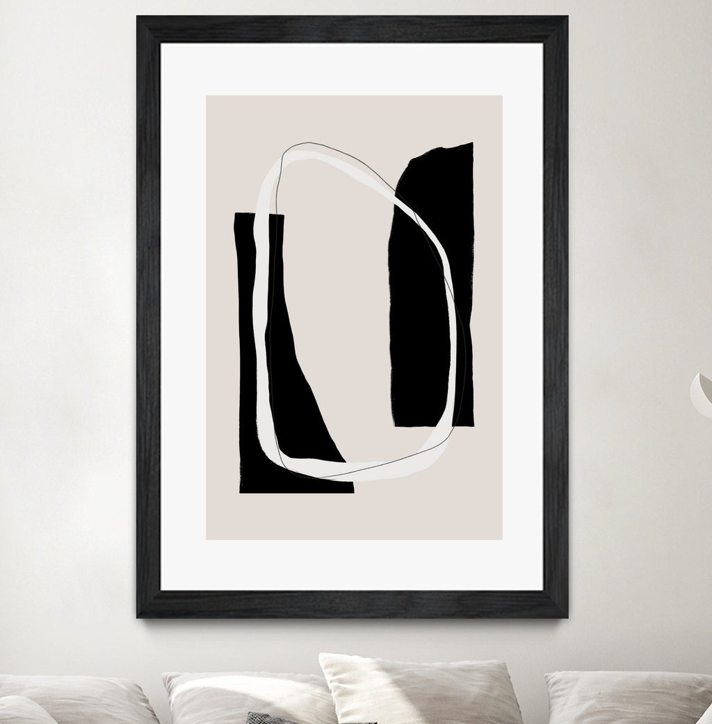 Monochrome Geometric Shapes