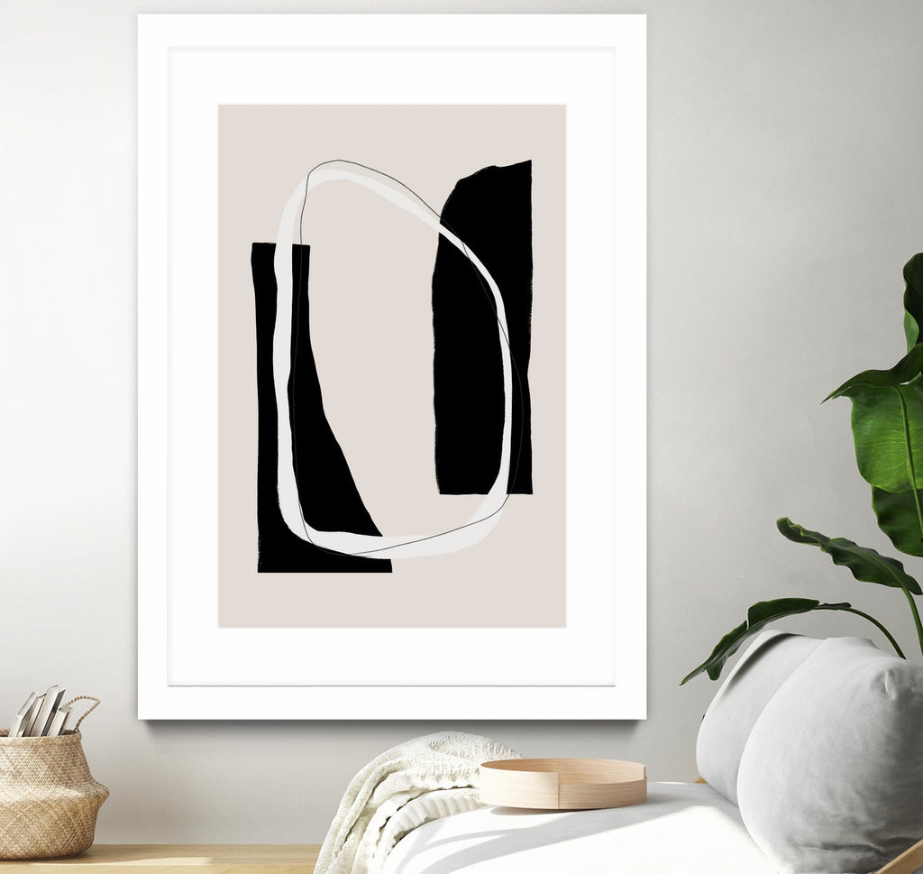 Monochrome Geometric Shapes