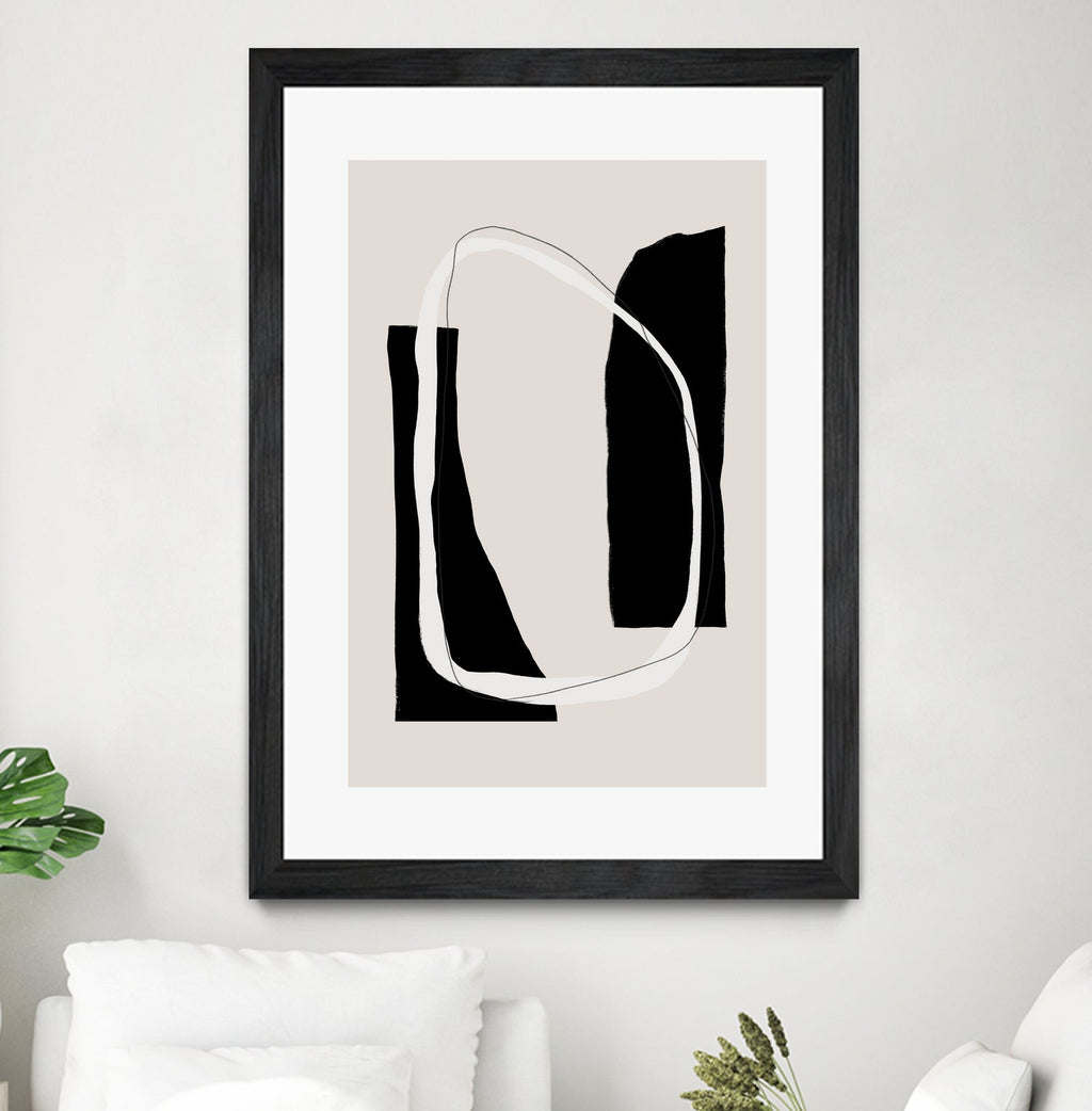 Monochrome Geometric Shapes