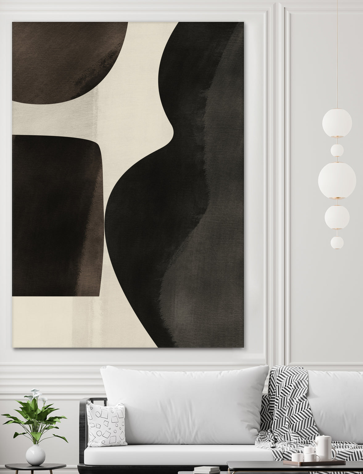 Black Abstract Collage