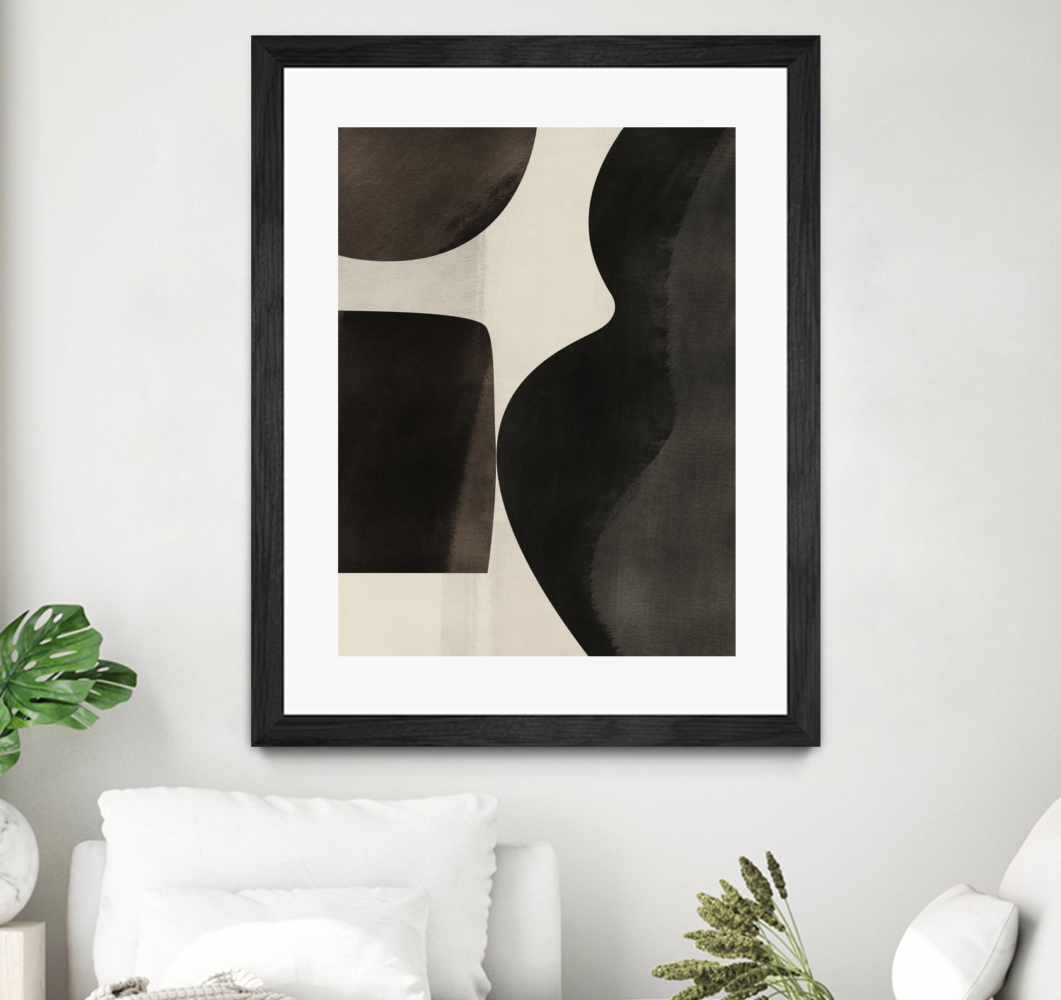 Black Abstract Collage