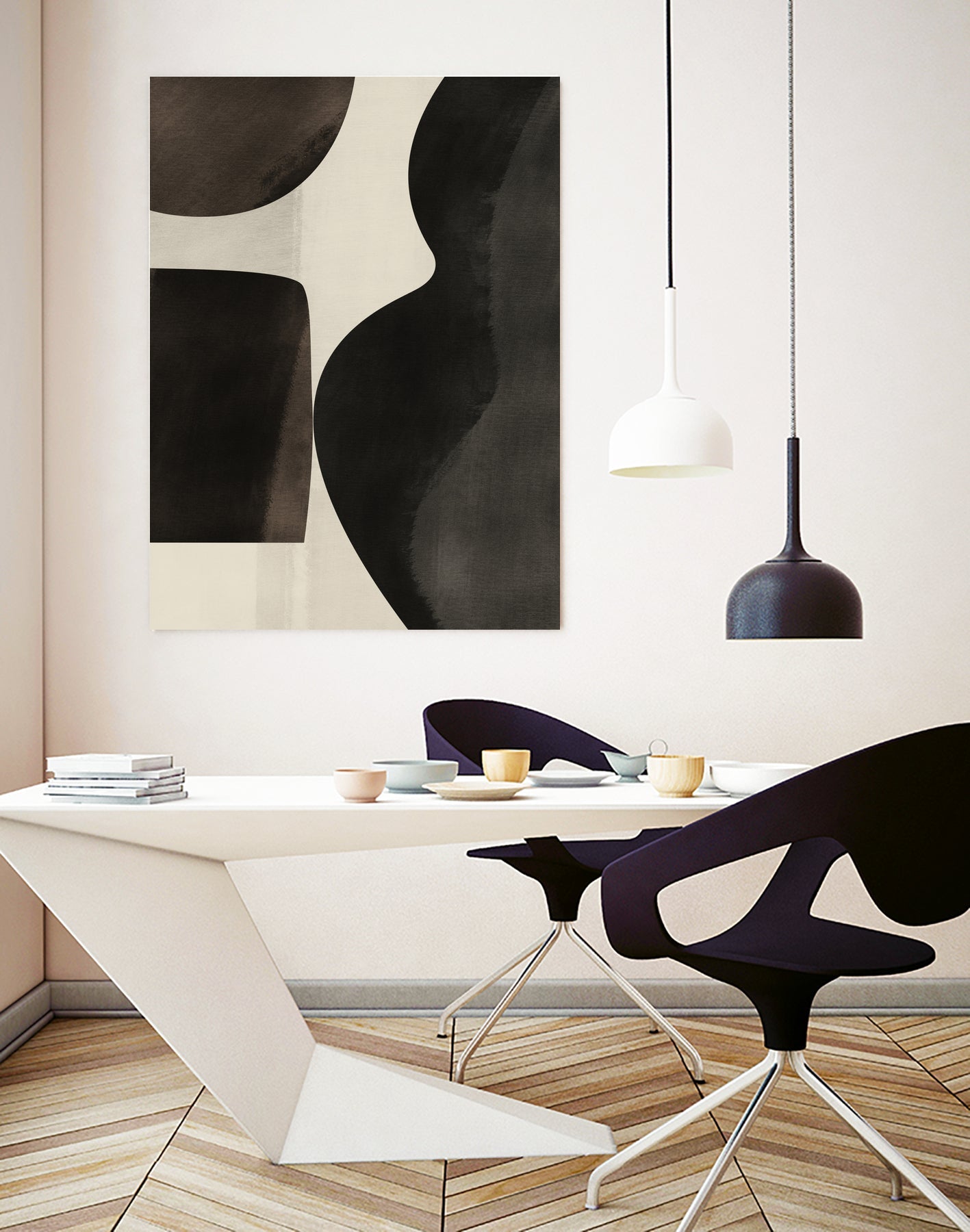 Black Abstract Collage