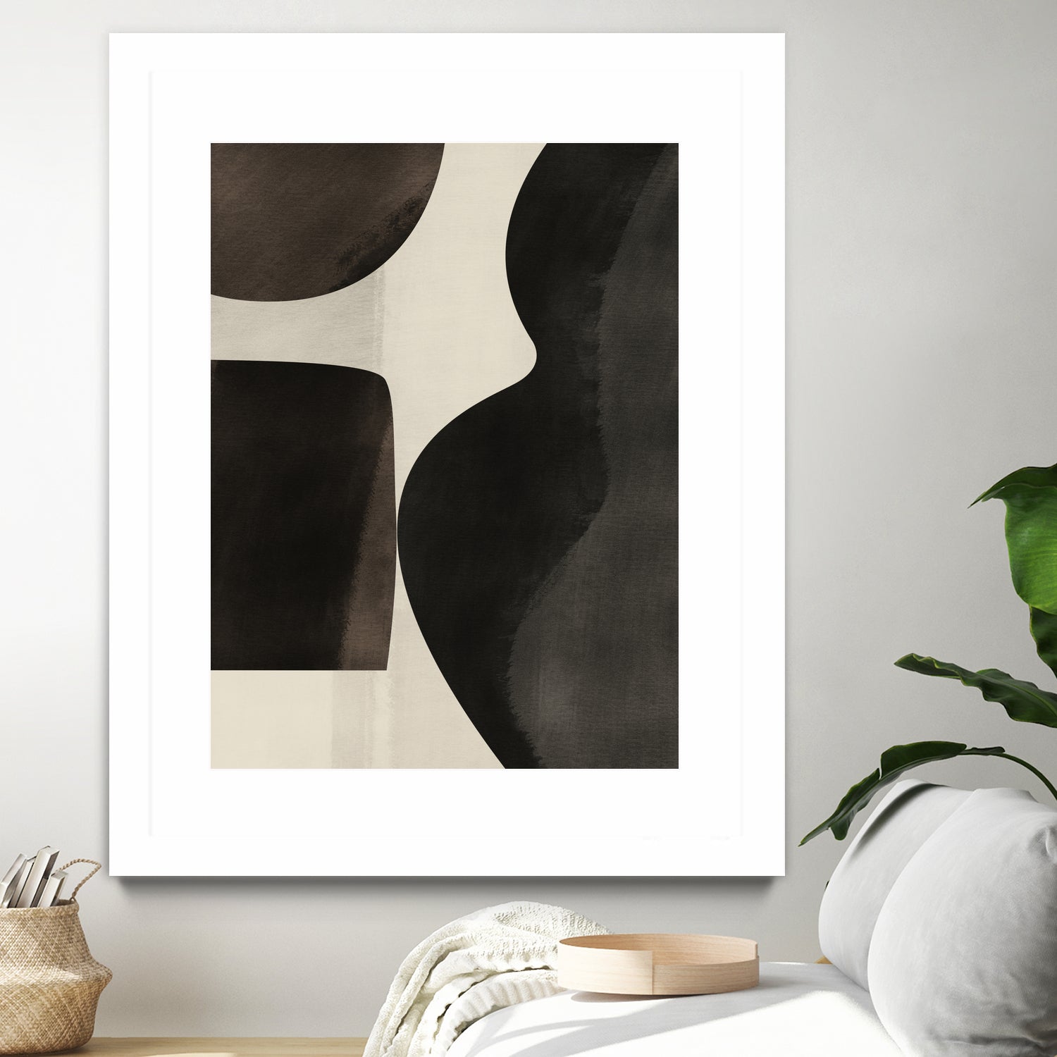 Black Abstract Collage