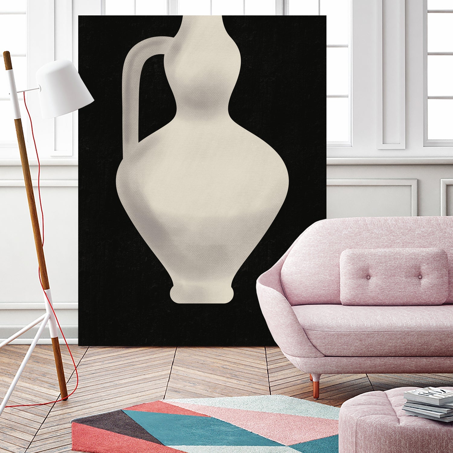 Vintage White Vase