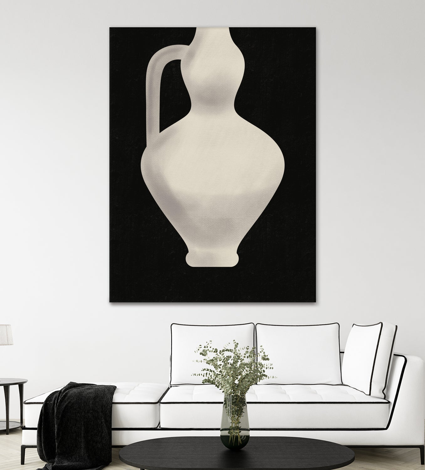 Vintage White Vase