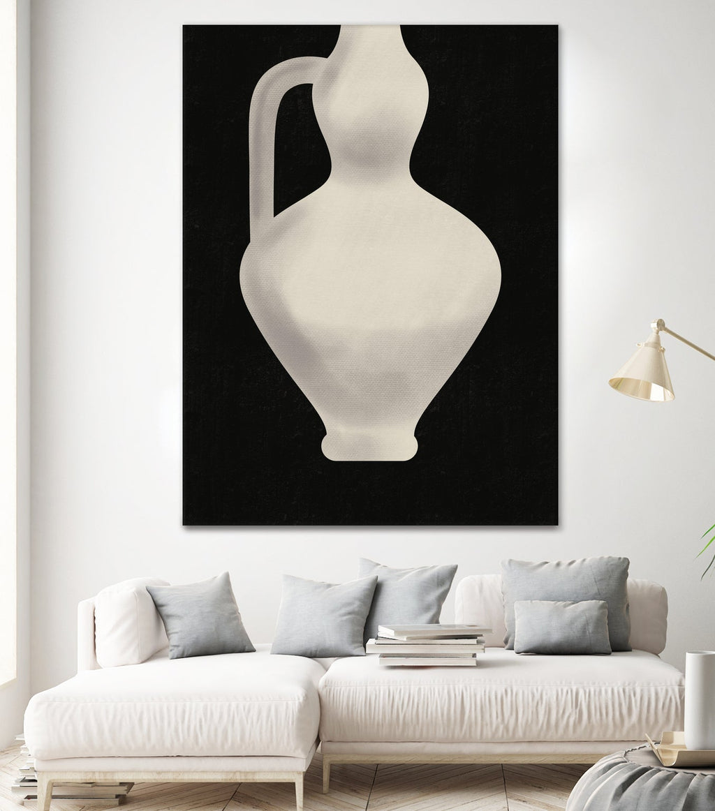 Vintage White Vase