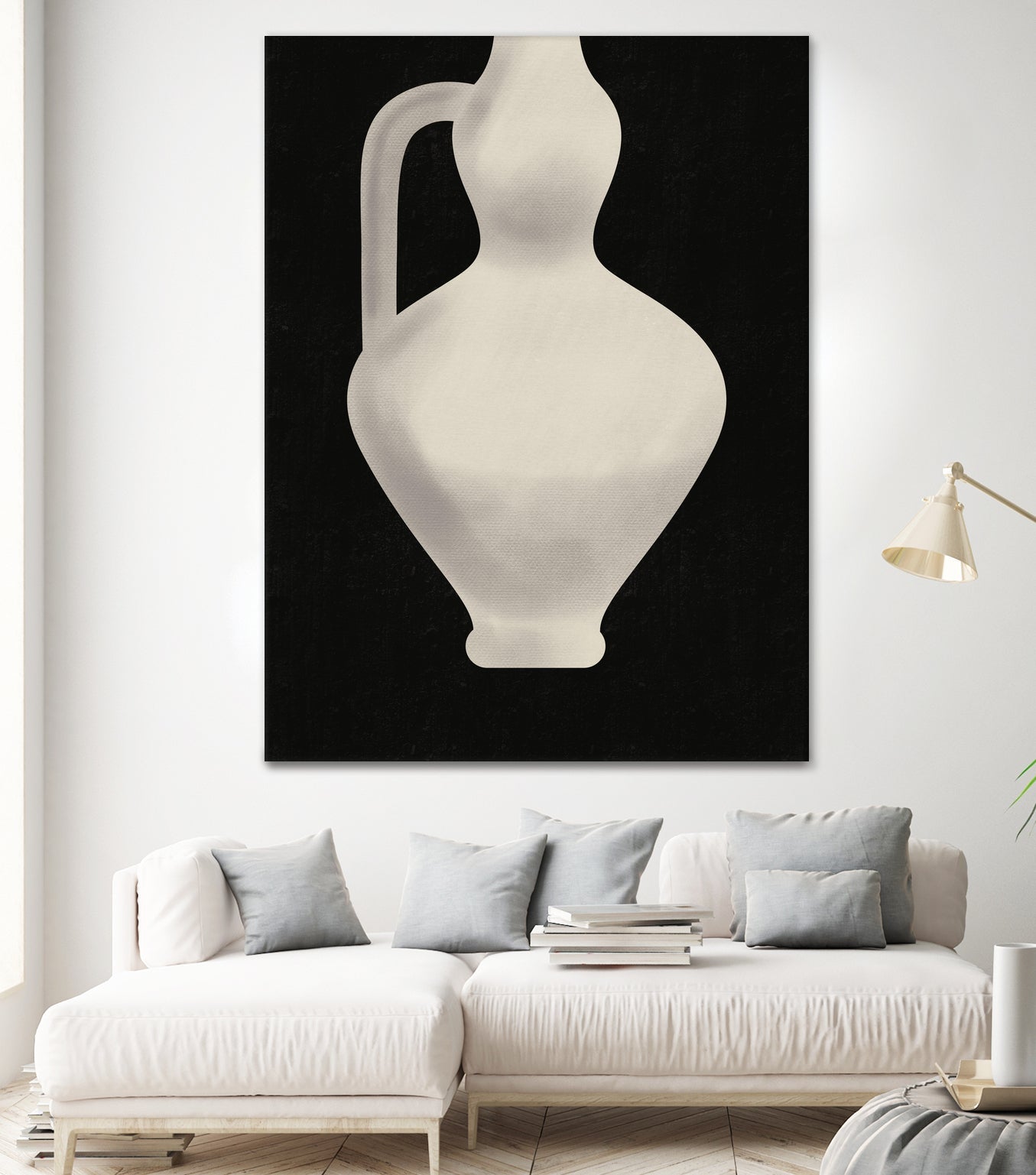 Vintage White Vase