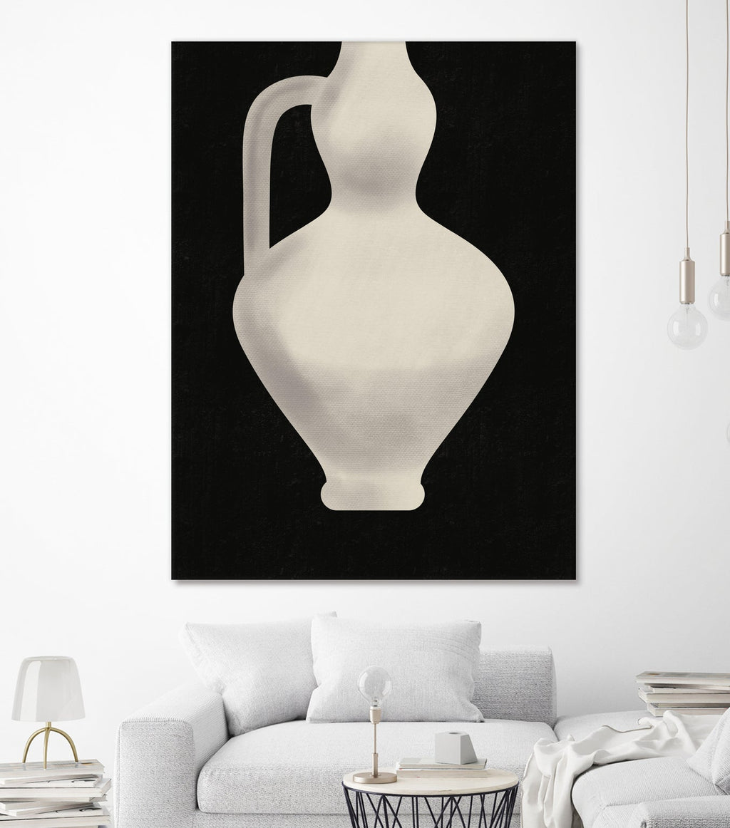 Vintage White Vase