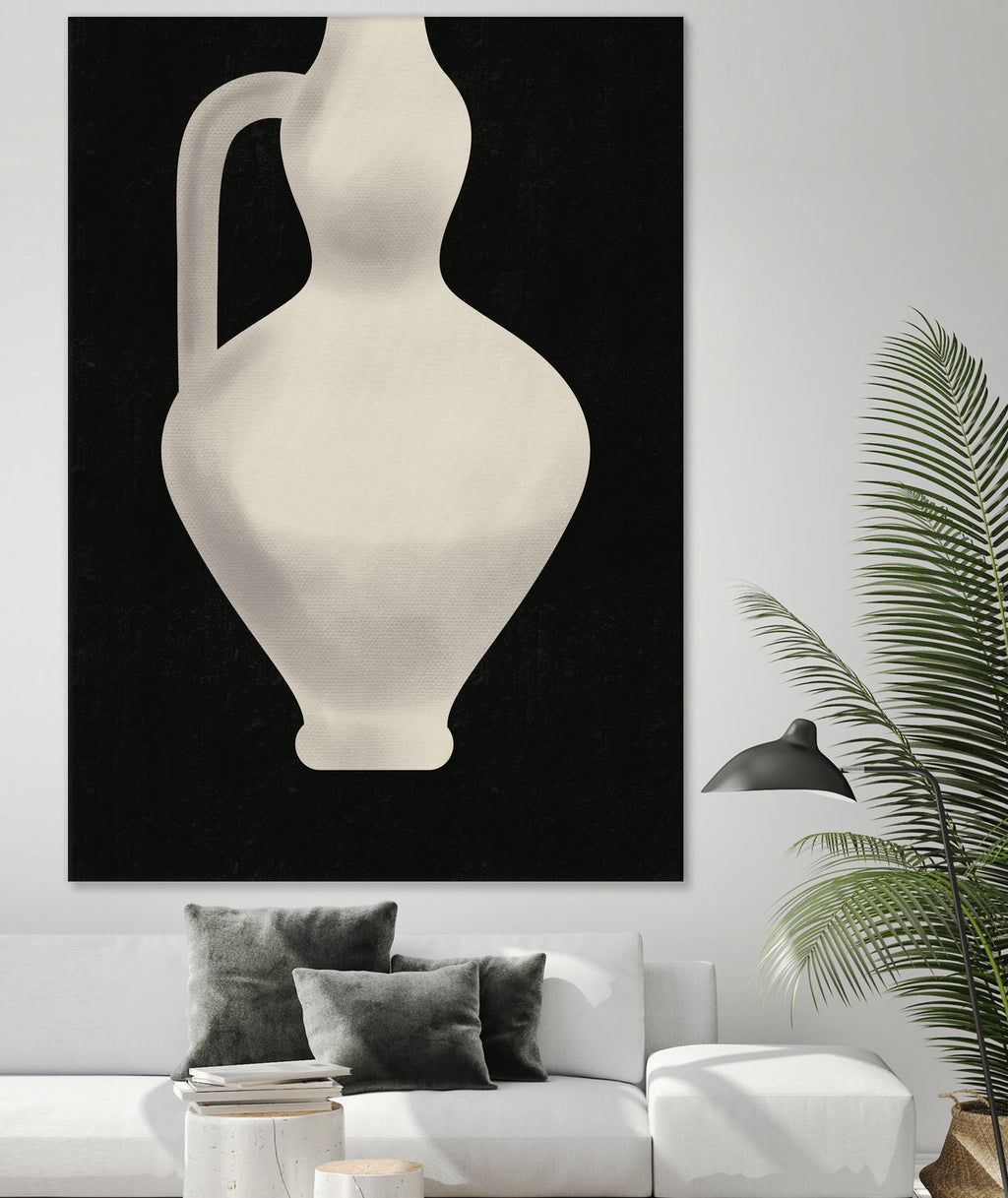 Vintage White Vase