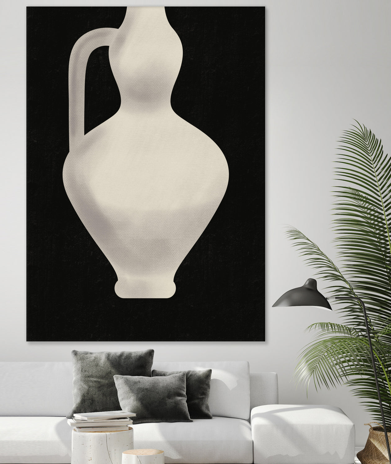 Vintage White Vase