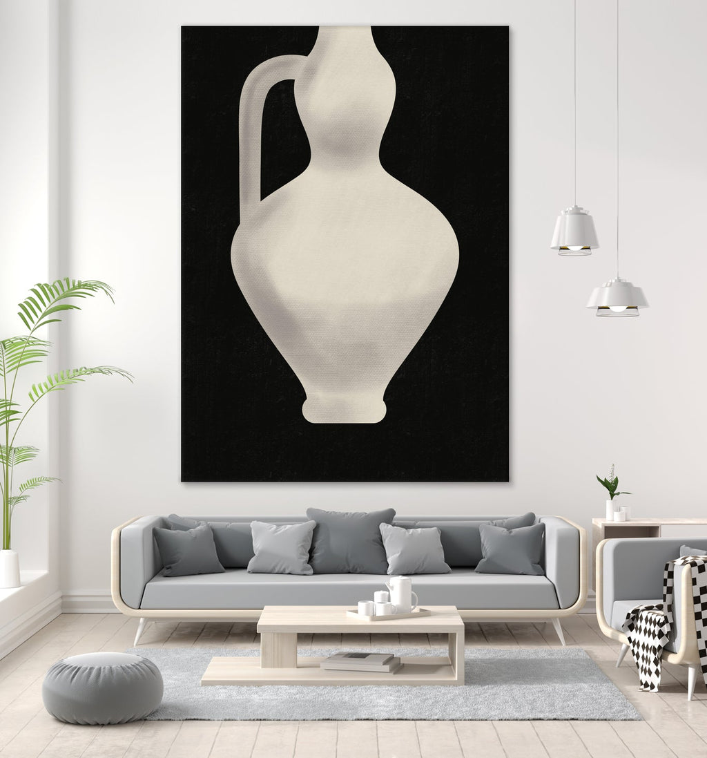 Vintage White Vase