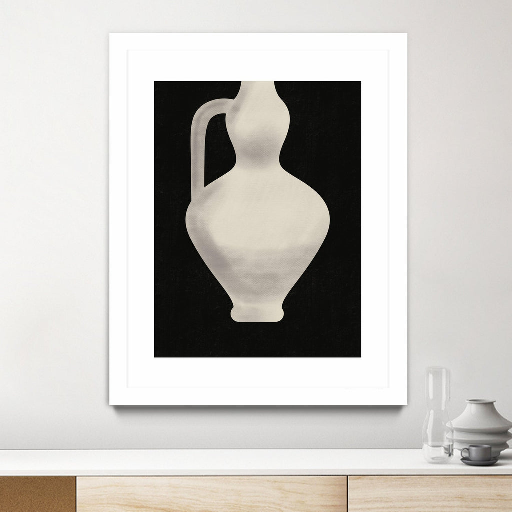 Vintage White Vase