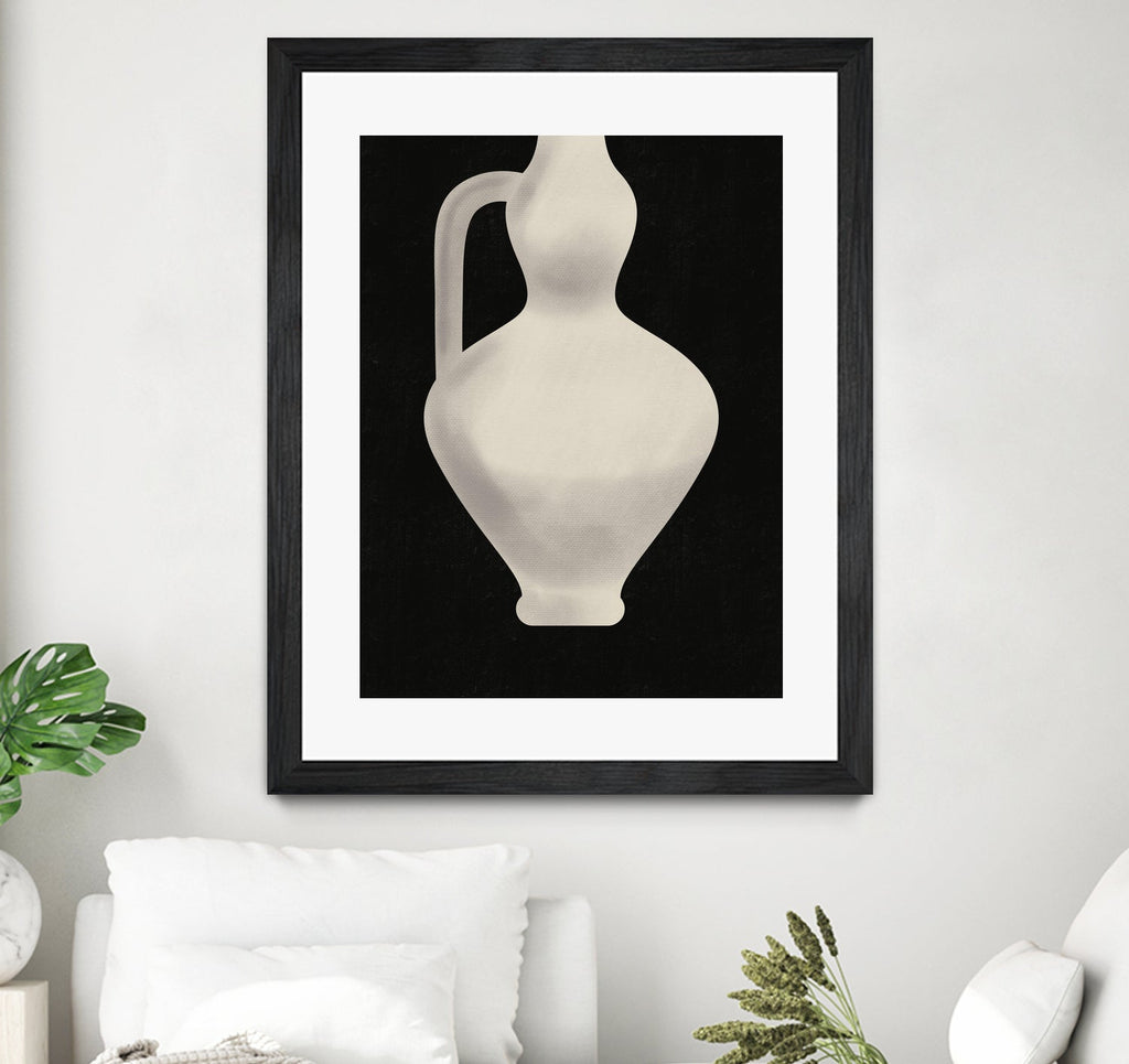 Vintage White Vase