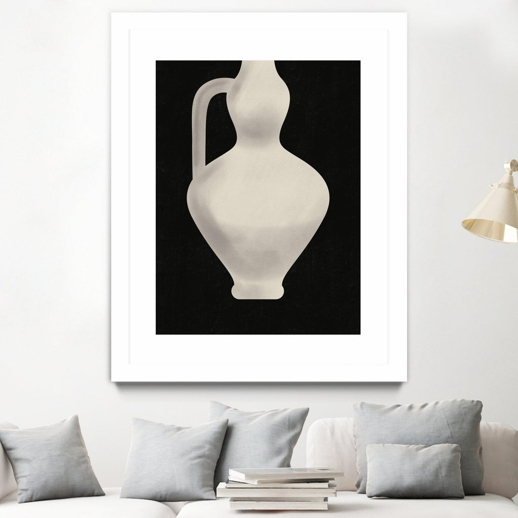Vintage White Vase