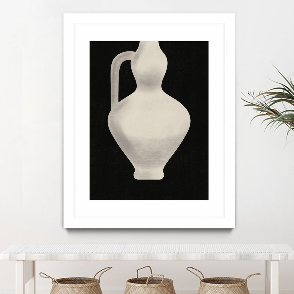 Vintage White Vase