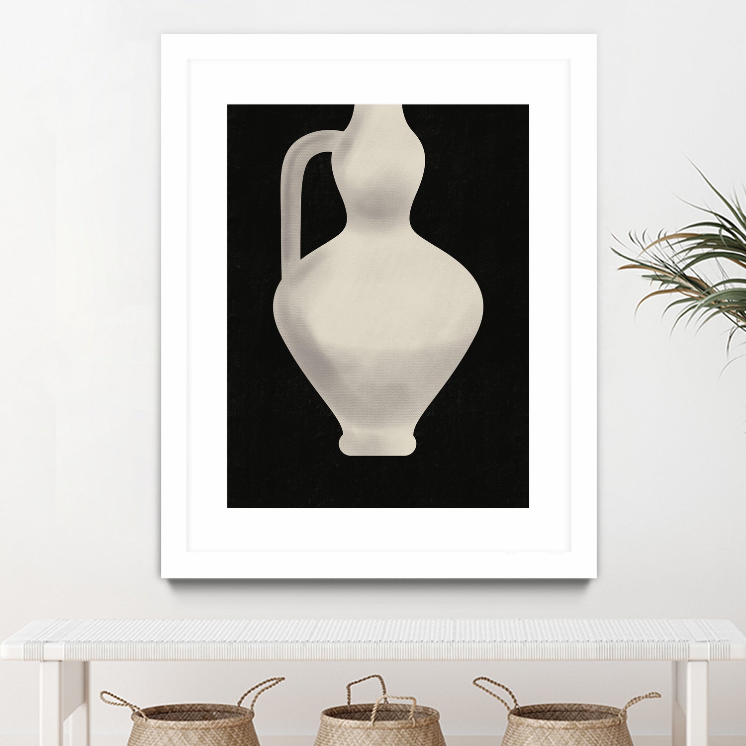Vintage White Vase