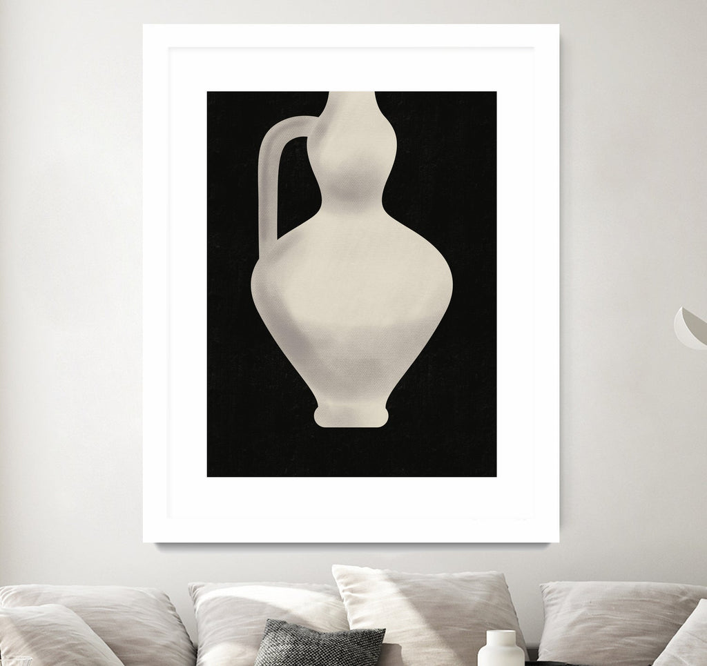 Vintage White Vase