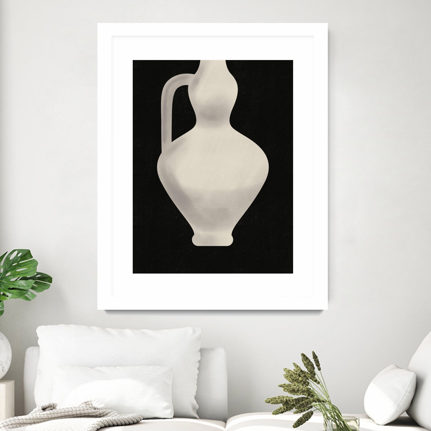 Vintage White Vase