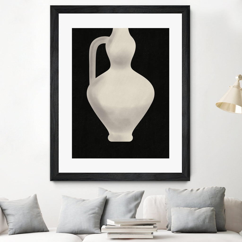 Vintage White Vase