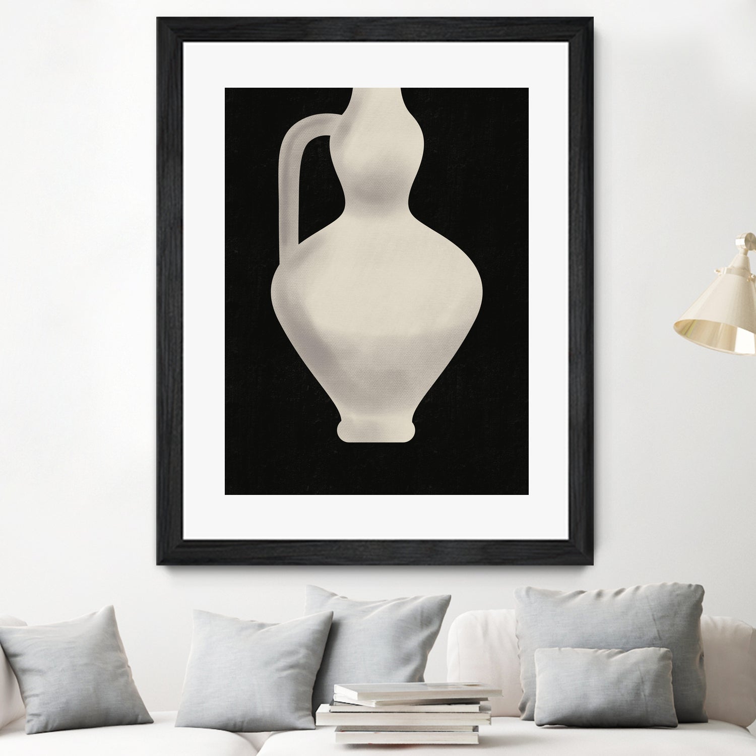 Vintage White Vase