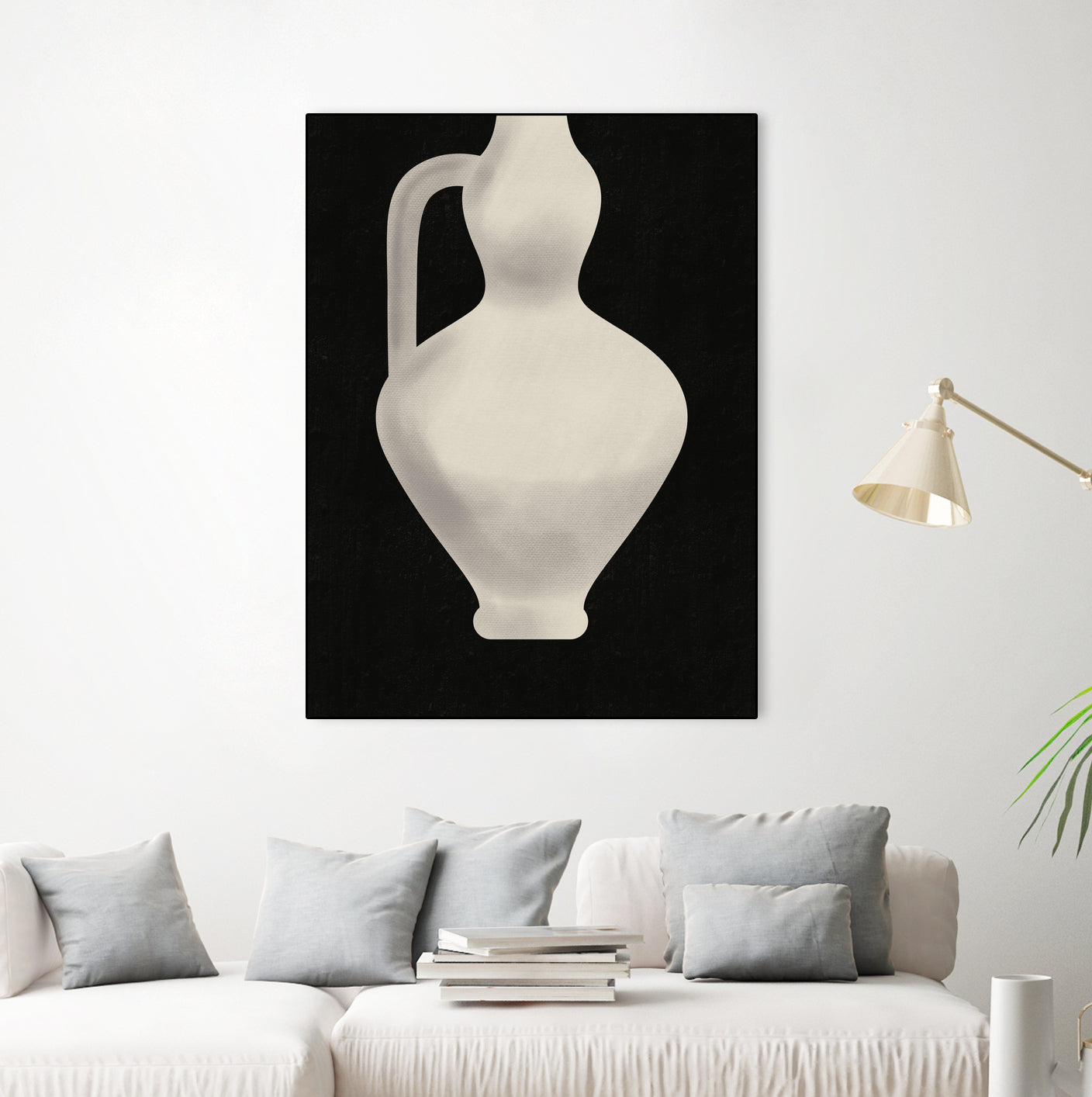 Vintage White Vase