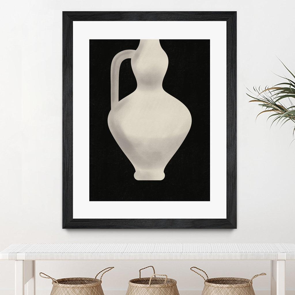 Vintage White Vase