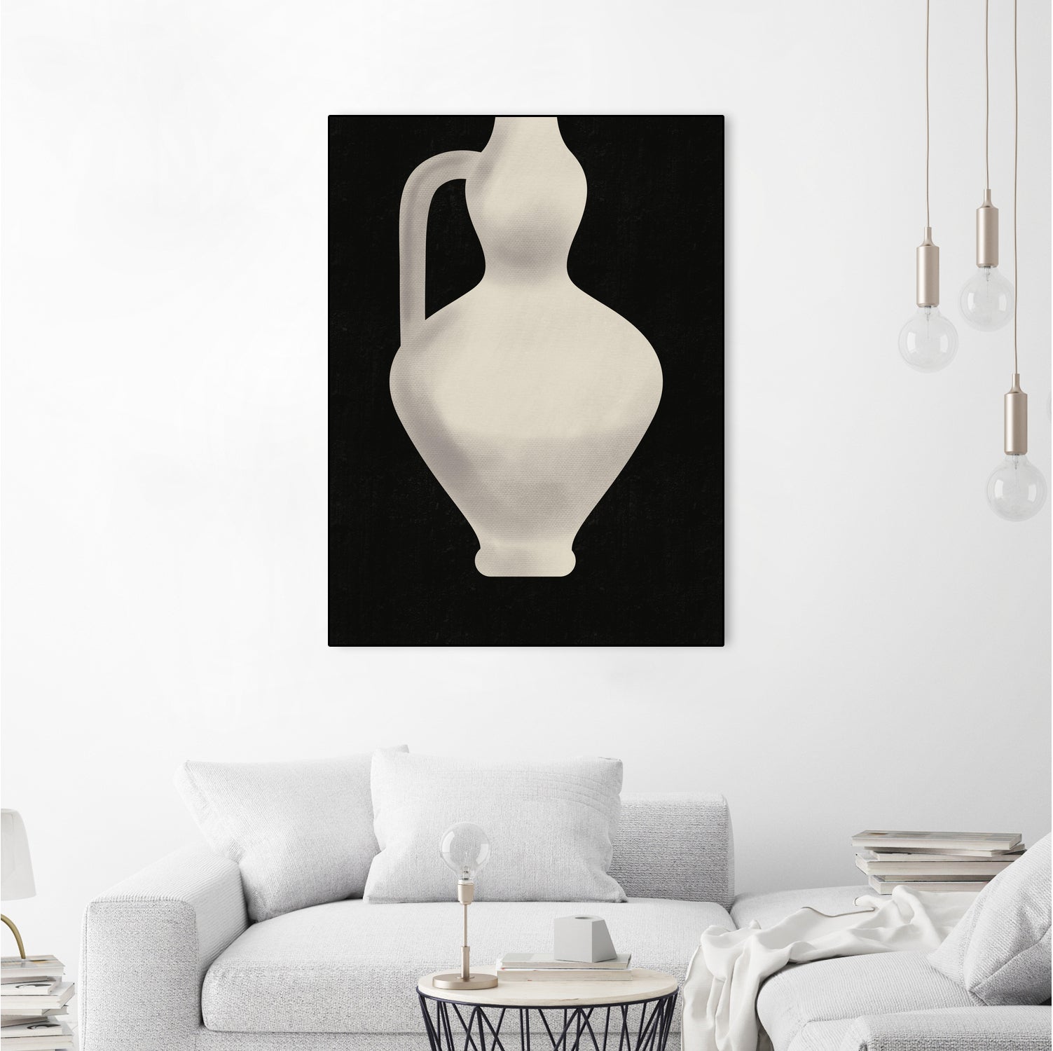 Vintage White Vase